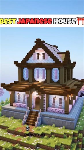 How to Build the ULTIMATE Japanese House in Minecraft! 🌸⛩️ #minecraft