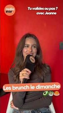 Tu valides ou pas ? 🤔 Avec Jeanne sur Radio Star 🧡#jeanne #radiostar