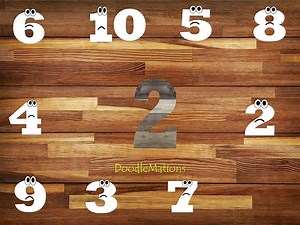 Wrong Wooden Slots with Crying Numbers 1 to 10 - Coloring for Kids & Toddlers