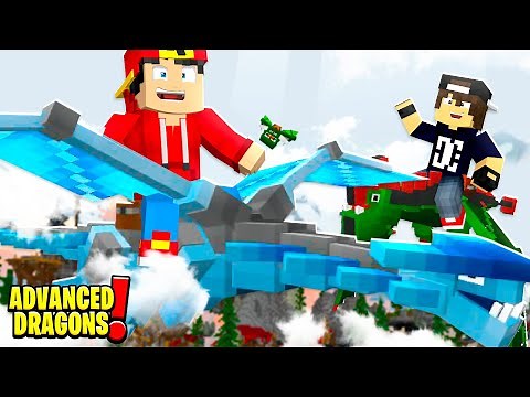 Minecraft Advanced Dragons #2 - WE TRAIN THE ICE & JUNGLE DRAGONS!!