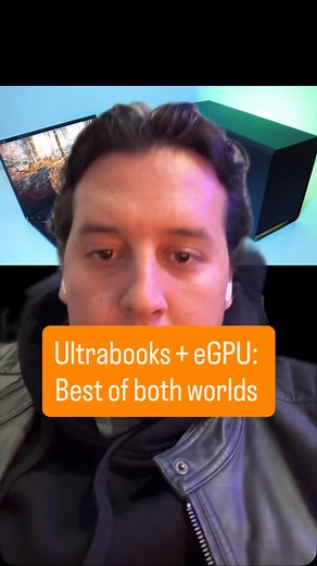 7.9K views · 61 reactions | Ultrabooks + eGPU: Best of both worlds | Souhayl Naimi | Facebook