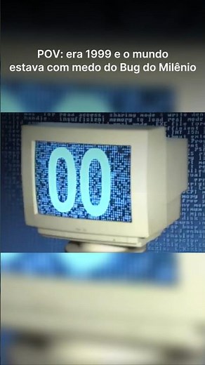 POV: it was 1999 and the world was afraid of the Y2K bug