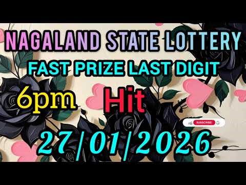 First Prize Last Digit 27/01/26 Nagaland State Lottery Target Number Lottery Sambad Target Number🎯