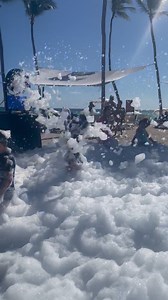 6K views · 57 reactions | Bubble fest on the beach ️️ #watch #havefun #springbreak #dance #fun #carribean | Zahara Shepherd | Facebook