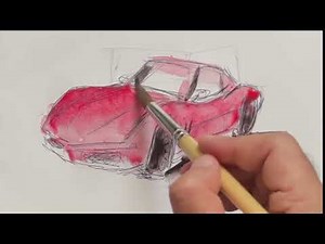 How to Draw and Paint a Corvette Stingray C3