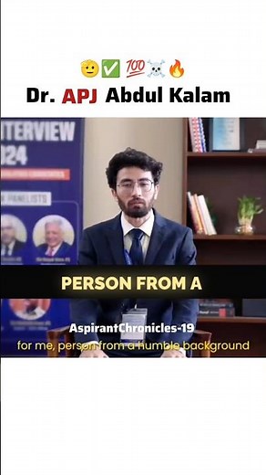 Dr. APJ Abdul Kalam 🫡☠️💯|| ias toppers interview|| UPSC toppers interview|| ias motivation