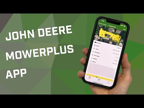Track your Mows and Maintenance with the John Deere Mower Plus App