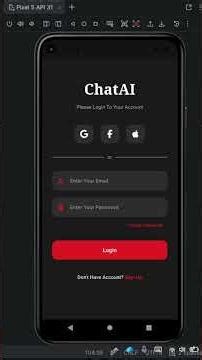 ChatAi app make..#flutter #appdevelopment