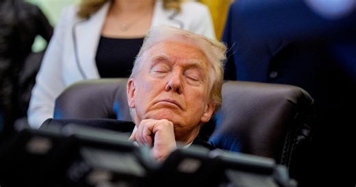 See Every Angle of President Trump, 79, Falling Asleep During Press Conference