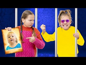 Amelia and Avelina babysit baby Arthur, funny pretend play story - Videos For Kids