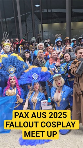 Fallout Official Cosplay Meet Up at PAX AUS 2025 #fallout #shorts #cosplay