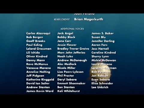 Finding Nemo Credits - Rolling Bloat the blowfish like a ball