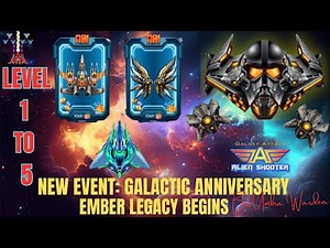 Galaxy Attack Alien Shooter Ember Legacy Part 1 – Levels 1–5 + Umbra Warden Boss!