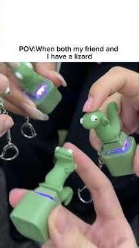 This lizard keychain cured my boredom#lizard #lizardlizard #lizardlizardlizard