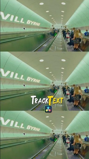 Track text to a wall in DaVinci Resolve
