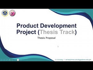 [PROPOSAL WRITING] Product Development Project