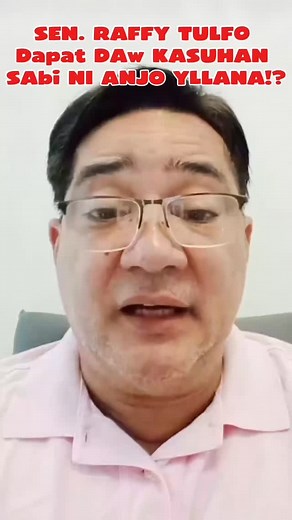 7.4K reactions · 295 shares | SEN. RAFFY TULFO YAN DAW ANG DAPAT KASUHAN Sabi Ni ANJO YLLANA.!? #viral #politics #newsupdate #philippines #marcos #marcosloyalist #fyp #followersreels #fypage #fypreels #dds #duterte #raffytulfoinaction #raffytulfo #raffytulfoinactionraffytulfoinactionofficialfacebookgroup | BanatBoy Mandirigma | Facebook