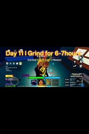 Day 11 I Grind for 6-7half hours#bloxfruits