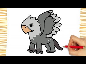 Como Dibujar a BUCKBEAK I HIPOGRIFO I HARRY POTTER