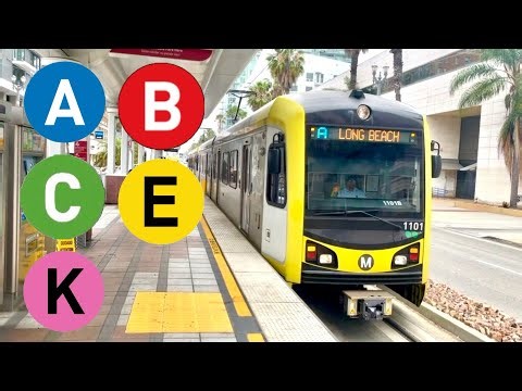 Los Angeles Metro Light Rail and Subway Compilation - Part 41