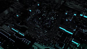 Futuristic CG Animation Background