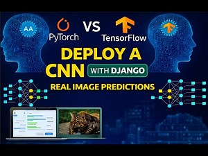 Deploy PyTorch & TensorFlow CNNs with Django (Real Image Test)