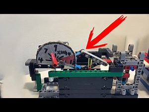 Working lego revolution tachometer