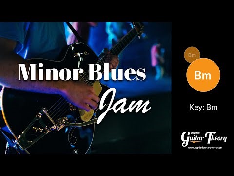 Bm Slow Blues | Guitar Backing Track