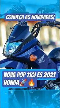 🔥NOVA HONDA POP 110i 2027: VEJA AS NOVIDADES, DETALHES E ESPECIFICAÇÕES TÉCNICAS #pop110 #honda