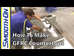 How To Make a Custom Concrete Countertops using GFRC