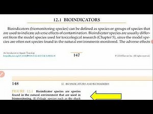 Bioindicators