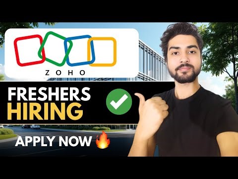 ZOHO Hiring Freshers🔥Apply Now | 2026,2025,2024