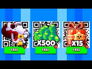 FREE! 🥳 x15 RANDOM GIFTS 🎁 FREE GEMS | BRAWL STAR QR CODE 2024 | BRAWL STARS NEW UPDATE