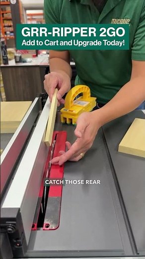 GRR-RIPPER 2GO – The Ultimate Compact Pushblock for Safer Cuts! 💪