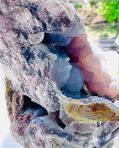 Blue and green flower agate specimens #crystal #agate | SD Crystal