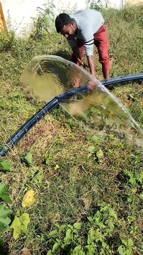 HDPE pipe joint 😍 75mm.but heating joint12 पाइप जोड़ पानी चलाने की तैयारी💧#water #electrician #hdpe