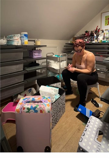 Leaving no stone unturned. Next on the deep cleaning list: my daughters closet. I finally stored away all her baby bibs, muslin burping clothes and infant blankets & towels. I can’t stop balling my eyes out because Im about to have a 3 year old in Spring 😭 Thankful for @The Container Store Elfa closet system. #thecontainerstore #organizewithme #momlifebelike #toddler