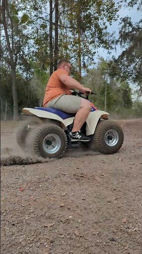 Suzuki LT80 with a pipe