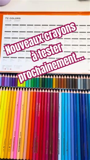 Test crayons Woomer 72 couleurs 🎨 (surprise…) #coloriageadulte #inboxing