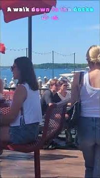 Maynards Boat-Up Restaurant: A walk to the docks in Excelsior, Lake Minnetonka 🚢