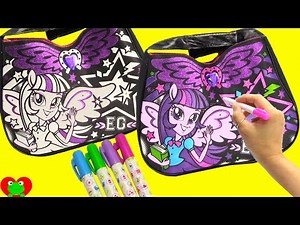 My Little Pony Twilight Sparkle Purse Coloring and Design with Surprises
