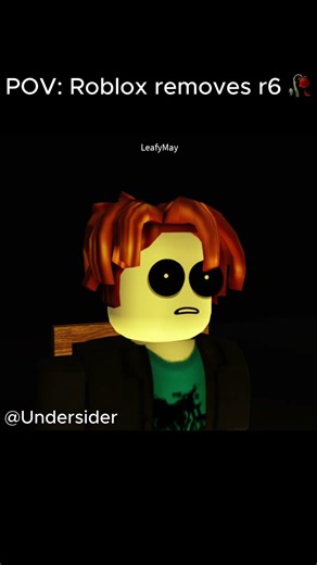 POV: #roblox removes r6 😢🥀 #robloxanimation #memes