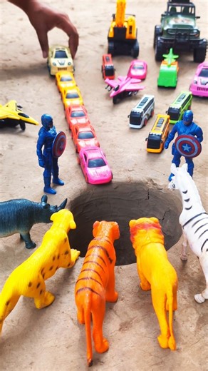 Jcb jcbcar pushing Green bus yellow pink car #toys #funny