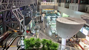 Kyoto busy train station time lapse - Free Stock Video