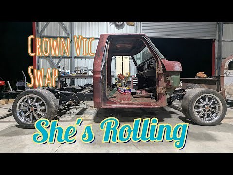 Crown Vic swapping a Ford F100. Range industries weld in kit