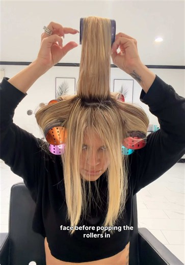 Easy Bob Styling: Curling Iron Velcro Rollers! Save this for later if you’re thinking about getting a Bob😜 #bobstyling #velcrorollers #bobhaircut #stylingvideo #shorthairstyles