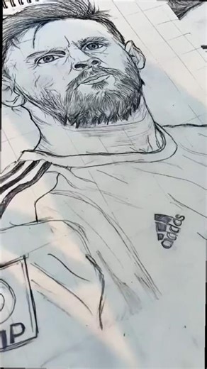 Leo Messi ✨#sketch #meesi #leomessi #art #drawing #viral #trending #artist #artwork #youtubeshorts