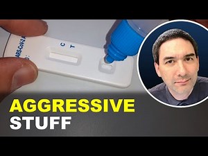 Corona Test liquid dissolves cells under the microscope