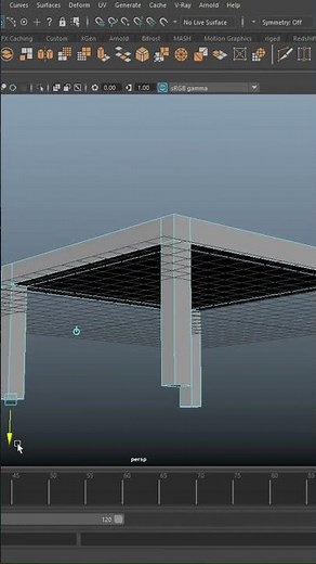 How to create a simple basic chair in 3D Maya #popular #design #viralvideo