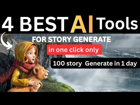 100 story generate in 1day only || 4 best AI tools for story generate in one click only
